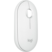 Imagem da oferta Mouse sem fio Logitech Pebble 2 M350s com Clique Silencioso, Design Slim Ambidestro, Conexão Bluetooth e Pilha Inclusa - Branco