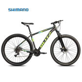 Imagem da oferta Bicicleta Aro 29 BLITZ Pontal Alumínio Shimano 21v Freio Hidráulico - Preto