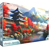 Imagem da oferta Quebra Cabeça Puzzle 1000 Peças Vilarejo Japonês - GGB Plast