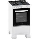 Imagem da oferta Fogão de Piso Suggar 4 Bocas com Mesa de Vidro BrancoFGV410BR Bivolt