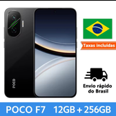 Imagem da oferta POCO F7 Smartphone 12/512gb Snapdragon 8s Gen 4,6,83" 1,5K AMOLED Display 6500mAh Bateria IP68