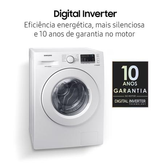 Imagem da oferta Lava e Seca Digital Inverter Samsung Ecobubble WD10M Branca 10.1kg