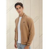 Imagem da oferta Jaqueta Masculina Moletom Gola Alta Polo Wear Marrom Claro