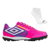 Imagem da oferta Kit Chuteira Society Umbro Pro 5 Bump Club E Meia