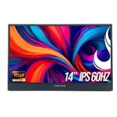 Imagem da oferta Monitor Portátil Gamer Rise Mode Portavision 14" Full HD 60hz IPS Mini HDMI USB-C sRGB95 Preto - RM-MPV-14-B-60FH