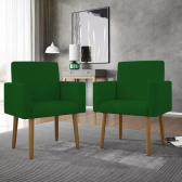 Imagem da oferta Kit 02 Poltronas Decorativa Sala Oferta - Balaqui Decor