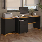 Imagem da oferta Kit Escritório Mesa Gaveteiro Balcão Berlin - ViaNossa