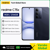 Imagem da oferta Versão Global Realme C75x Smartphone MediaTek Helio G81 Ultra 6.67 "120Hz Display 50MP AI Câmera 45W Carregamento Ráp