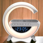Imagem da oferta Caixinha De Som G-speaker smart Carregador Indução Altofalante Bluetooth Android e IOS Luminaria