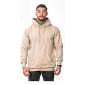Imagem da oferta Moletom Liso Masculino Flanelado Blusa De Frio Com Capuz Casaco Sem Estampa
