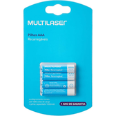 Imagem da oferta Pilhas Recarregáveis AAA 1000Mah com 4 Unidades Multi - CB050