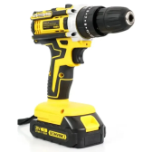 Imagem da oferta Parafusadeira e Furadeira de Impacto 21 Volts com 1 Bateria Bivolt 0015 BOMVINK