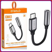 Imagem da oferta Cabo Adaptador Tipo C Usb-c Para Fone Ouvido P2 P3 3.5mm compativel com Samsung Xiaomi