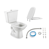 Imagem da oferta Vaso Sanitário com Caixa Acoplada e Acessórios de Instalação e Assento Pp Branco Mariana Icasa