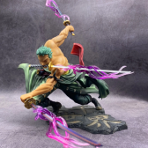 Imagem da oferta Boneco Colecionável Anime One Piece Zoro 10cm Dai Jian Qi