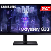 Imagem da oferta Monitor Samsung Odyssey G30 LS24BG300ELMZD 24" Full HD Va 144Hz FreeSync Preto 110V/220V