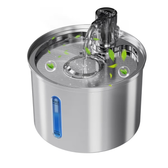 Imagem da oferta Bebedouro para Gatos 3L Fonte Gato Inox Comedouros Bebedouros e Acessorios para Gatos Silenciosa Bivolt