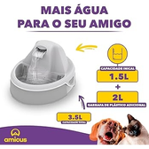 Imagem da oferta Fonte Aqua Flow Bivol Branca E Branca Para Gatos Branca E Branca