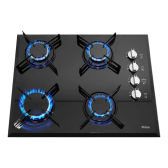 Imagem da oferta Cooktop 4 Bocas A Gás Cook Chef 4 Preto Philco