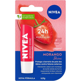 Imagem da oferta NIVEA Hidratante Labial Morango Shine 4,8g