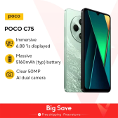 Imagem da oferta Estreia mundial versão global poco c75 6.88 ''120hz display helio G81-Ultra 50mp câmera enorme 5160mah bateria suporte