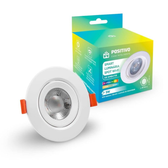 Imagem da oferta Smart Luminária Spot Wi-Fi de Embutir Positivo Casa Inteligente com Iluminação Branca e RGB LED 5W Bivolt Compatível