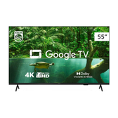 Imagem da oferta Smart TV LED 55" Ultra HD 4K Philips 55PUG7408/78 com Google TV Comando de Voz Wi-Fi USB Dolby Vision/Atmos