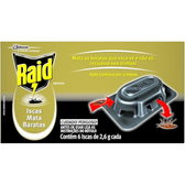 Imagem da oferta Raid Inseticida Iscas Mata Baratas Elimina Baratas Até Nos Ninhos Proteção por até 3 meses 6 Unidades 26g