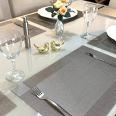 Imagem da oferta Kit 6 Peças Jogo Americano Retangular - Sousplat para Mesa Posta - Jogo Americano Elegante para Jantar Almoço e Café