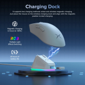 Imagem da oferta Mouse Gamer sem fio Delux M900 PAW3311 com Base Dock de Carregamento