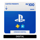 Imagem da oferta Sony PlayStation Store Gift Card R$100 (Digital)