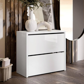 Imagem da oferta Sapateira Articulada Safira 2 Portas Basculante Mell (Branco)