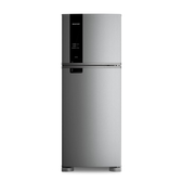 Imagem da oferta Geladeira Brastemp Duplex Frost Free 461L A+++ Inox com tecnologia Turbo Control e Fresh Box - BRM56FK