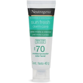 Imagem da oferta Neutrogena Sun Fresh Protetor Solar Facial Derm Care Pele Oleosa Sem Cor FPS 70 40g