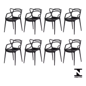 Imagem da oferta Kit 8 Cadeiras De Jantar Allegra La Mobilia