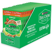 Imagem da oferta Pack Nestlé Purina Dog Chow Ração Úmida Para Cães Adultos Raças Pequenas Carne Ao Molho - Com 15 Sa
