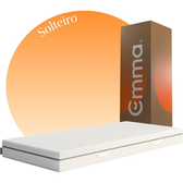 Imagem da oferta Colchão Solteiro Emma Duo Comfort - 10 anos de garantia conforto ortopédico dupla face - 88X188cm