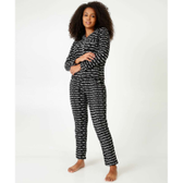 Imagem da oferta Pijama Americano Feminino Estampa Frase Manga Longa