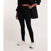 Imagem da oferta Calça Legging em Poliamida Canelada e Sem Costura