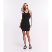 Imagem da oferta Vestido Curto em Ribana com Textura Canelada