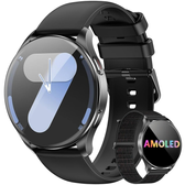 Imagem da oferta Smartwatch Redondo AMOLED 1.43" - Relógio Inteligente com Chamadas Bluetooth 130+ Modos Esportivos IP68 Compatível And