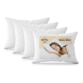 Imagem da oferta Kit Travesseiro 4 Unidades Antialérgico Extra Macio 400 Fios