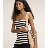 Imagem da oferta Blusa Tomara Que Caia em Viscose com Estampa de Listras