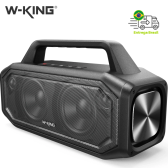 Imagem da oferta W-KING BT261-2 80W Alto-falante sem fio Bluetooth portátil IPX6 à prova d'água alto com reforço de graves emparelh