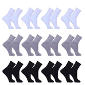 Imagem da oferta Meia New Life Kit 12 Pares Cano Alto Longo Sport Masculina