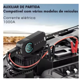Imagem da oferta Auxiliar Partida Bateria Portátil Compressor Ar Emergência