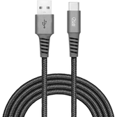 Imagem da oferta Cabo USB-C I2GO 2m 24A Nylon Trançado Chumbo - I2GO PRO