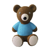 Imagem da oferta Brinquedo Best Quality Latex Toys Crochet Bear Marrom para Cães