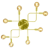 Imagem da oferta Lustre Plafon Hashtag de 8 Braços