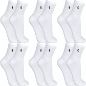 Imagem da oferta Kit 6 Pares Meias Lupo Cano Médio Alto Academia Original